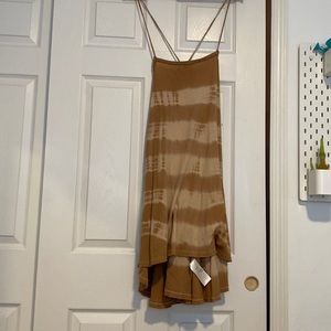 We the free dress. Size large. Color tan